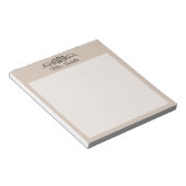 Trend Color Soft Taupe Classic Editor Notizblock (angewinkelt)