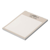 Trend Color Soft Taupe Classic Editor Notizblock (Rotiert)
