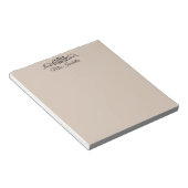 Trend Color - Soft Taupe Decorative Notepad Notizblock (angewinkelt)