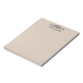 Trend Color - Soft Taupe Decorative Notepad Notizblock (Rotiert)