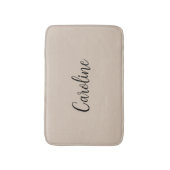 Trend Color Soft Taupe Name Bath Mat Badematte (Vorderseite Vertikal)