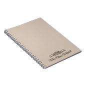 Trend Color - Soft Taupe Name Notebook Notizblock (Rechte Seite)
