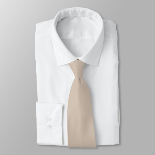Trend Color Soft Taupe Neck Tie Krawatte (Gebunden)