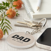 Trend Color - Soft Taupe Schlüsselanhänger (Vorderseite rechts)