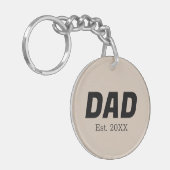 Trend Color - Soft Taupe Schlüsselanhänger (Vorderseite links)