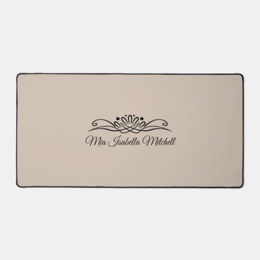 Trend Color Soft Taupe Schreibtischmatte (Vorderseite)