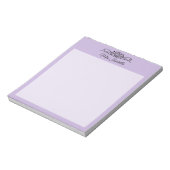 Trend Color Soft Violet Classic Editor Notizblock (Rotiert)