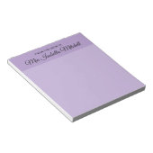 Trend Color - Soft Violet Classic Editor Notizblock (angewinkelt)