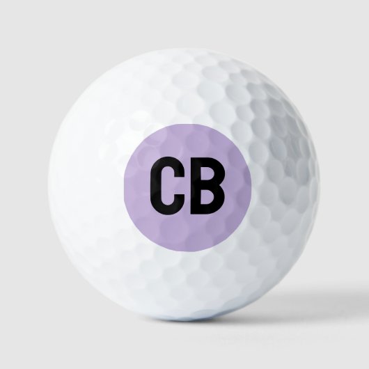 Trend Color Soft Violet Golf Balls Golfball (Vorderseite)