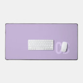 Trend Color Soft Violet Monogram Desk Mat Schreibtischunterlage (Tastatur & Maus)