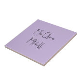Trend Color Soft Violet Name Keramik Tile Fliese (Seite)
