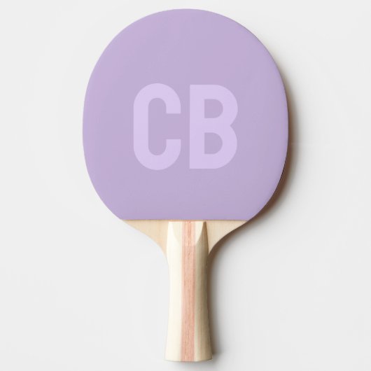 Trend Color Soft Violet Ping Pong Paddel Tischtennis Schläger (Vorderseite)