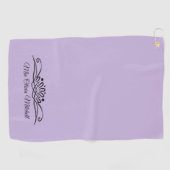 Trend Color Soft Violett Golf Handtuch (Horizontal)