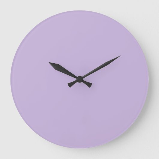 Trend Color Soft Violett Großsäulenuhr Große Wanduhr (Vorderseite)