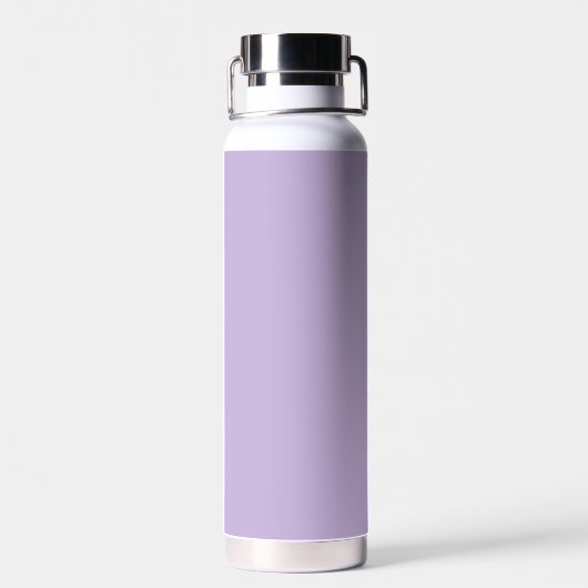 Trend Color Soft Violett Name Wasser Flasche (Rückseite)