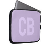 Trend Color Soft Violett Notebook-Sieb Laptopschutzhülle (Vorne Rechts)