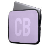 Trend Color Soft Violett Notebook-Sieb Laptopschutzhülle (Vorderseite Links)