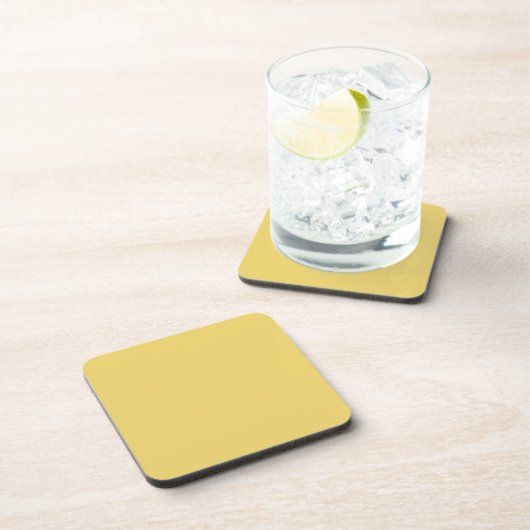 Trend Color Soft Yellow Hard Plastic Untersetzer (Rechte Seite)