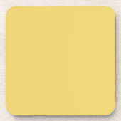 Trend Color Soft Yellow Hard Plastic Untersetzer (Vorderseite)