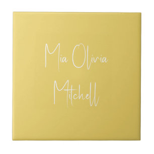 Trend Color Soft Yellow Name Keramik Tile Fliese