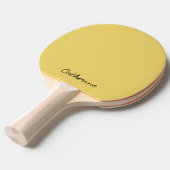 Trend Color Soft Yellow Ping Pong Paddel Tischtennis Schläger (Vorderseite)