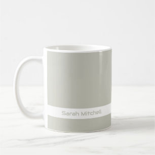 Trend Color - Tasse für hellsilberne Namen
