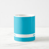 Trend Color - Tasse für lebende Cyan-Namen (Mittel)