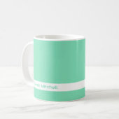 Trend Color - Tasse für Mini-grüne Namen (Vorderseite Links)