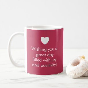 Trend Color Vibraning Magenta Name / Positive Tass Kaffeetasse