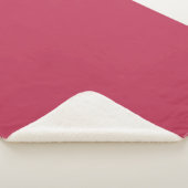 Trend Color - Vibranntes Magenta Sherpa Blanket Sherpadecke (3/4)