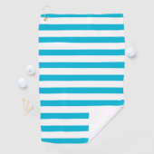 Trend Color - Viviane Cyan Stripes Golf Handtuch (Insitu)