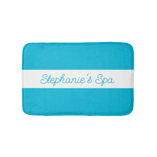 Trend Color - Viviane Cyan White Wellness-Center B Badematte