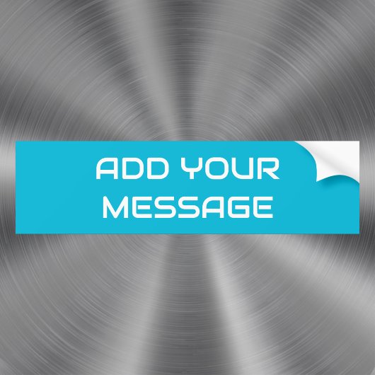 Trend Color Vivid Cyan Fett Text Autoaufkleber