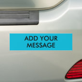 Trend Color Vivid Cyan Message Autoaufkleber (Auf Auto)