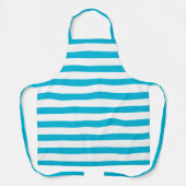 Trend Color - Vivid Cyan Striping Schürze (Vorderseite)
