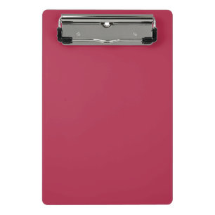 Trend Color - Warmes rosa Mini-Zwischenablage Mini Klemmbrett