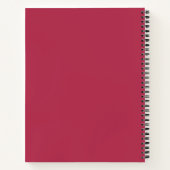 Trend Color - Warmes Rosa - Notebook Notizblock (Rückseite)