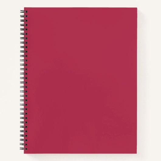 Trend Color - Warmes Rosa - Notebook Notizblock (Vorderseite)