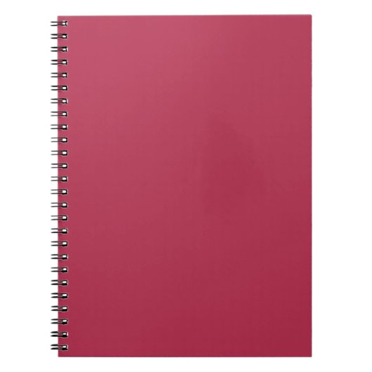 Trend Color - Warmes rosa Notebook Notizblock (Vorderseite)