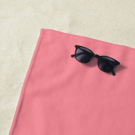 Trend Color - Watermelon Pink Beach Handtuch (Beispiel)