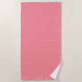 Trend Color - Watermelon Pink Beach Handtuch (Vorderseite)