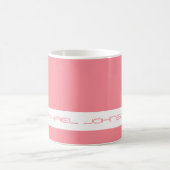 Trend Color Watermelon Pink - Futuristische Name T Kaffeetasse (Mittel)