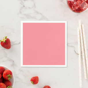 Trend Color - Watermelon Pink Paper Napkins Serviette