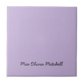 Trend Color - Weicher Violett Keramik Tile Fliese (Vorderseite)