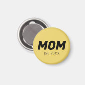 Trend Color - Weichgelbe Mama Magnet (Vorderseite/Rückseite)