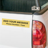 Trend Color - Weichgelber Autoaufkleber (Auf Lkw)