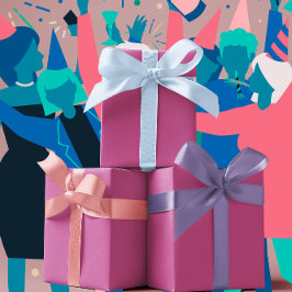 Trend Colors - Berry Color - Solid Geschenkpapier Set