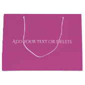 Trend Colors - Berry Pink Große Geschenktasche Geschenktüte (Vorderseite)