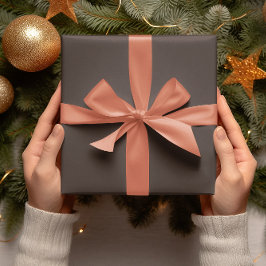 Trend Colors - Coffee Brown Color - Solid Roll Geschenkpapier