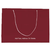 Trend Colors - Crimson Red Color - Solid Große Geschenktüte (Rückseite)